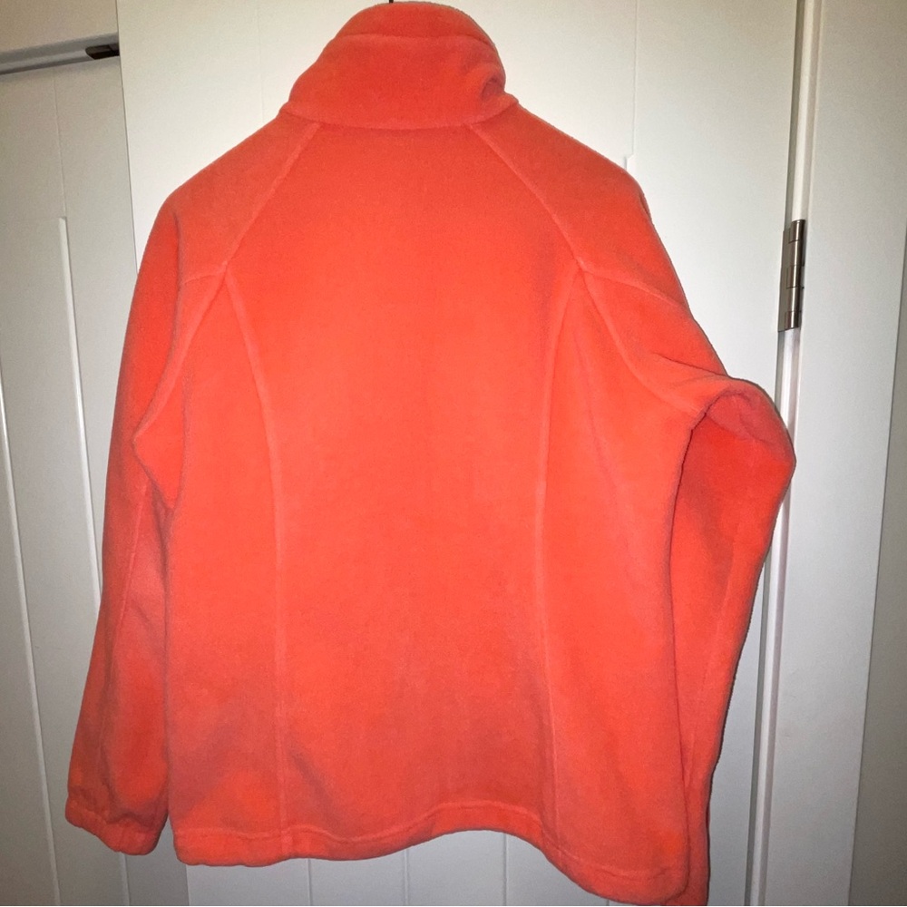 Columbia Women's Bright Coral Fleece Jacket - Picture 2 of 6